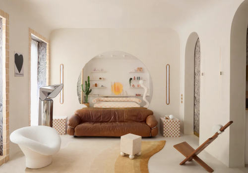 Apartamento de diseño inspirado en el desierto.