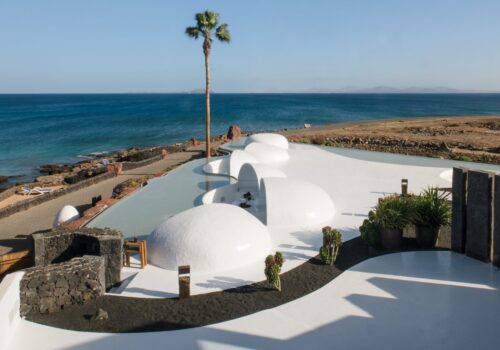Architecture and unique spaces in front of the sea