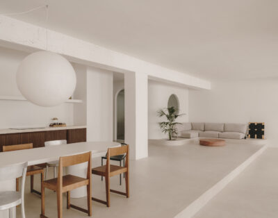 Renovated multi-space office with contemporary design