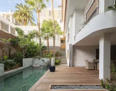 Casa boutique estilo francés con jardín y terrazas